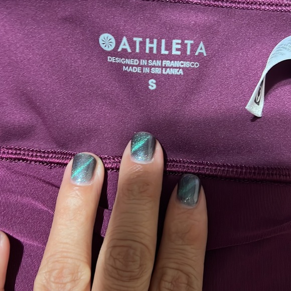 Athleta Momentum Tennis Running Athletic Skirt Skort Size S Color: Plum Purple - Picture 7 of 9